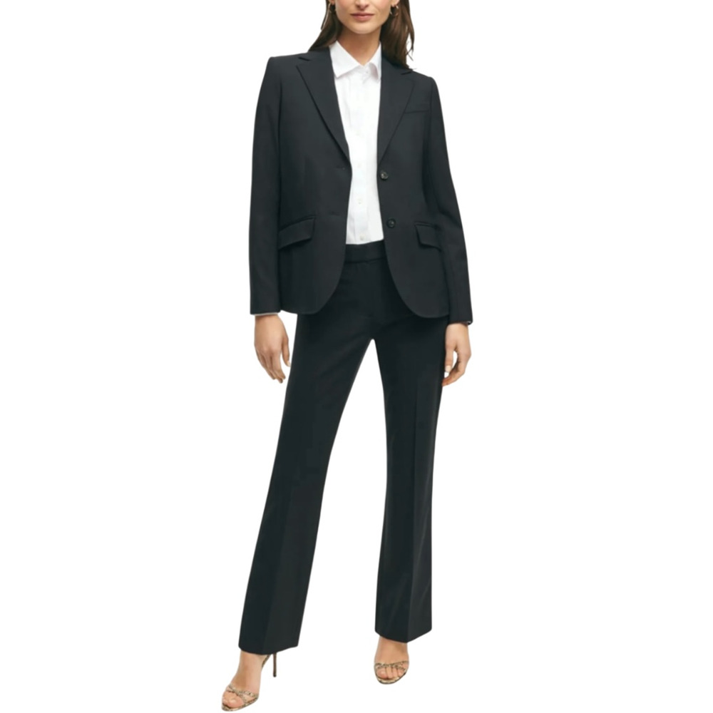 Brooks Brothers Two-Button Single Breasted Classic Tailored Black Blazer Suit 12 - Picture 2 of 12